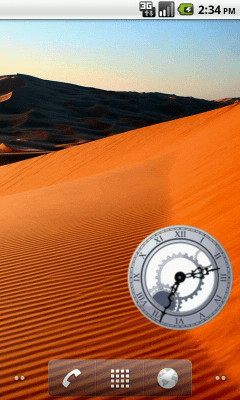 Screenshot of the application Roman Analog Clock - #3