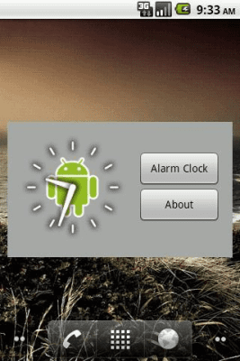 Screenshot of the application Robot Clock - #2