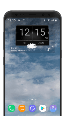 Screenshot of the application 3D Flip Clock Theme Pack 03 - #3