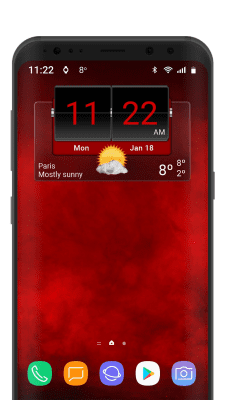 Screenshot of the application 3D Flip Clock Theme Pack 01 - #4