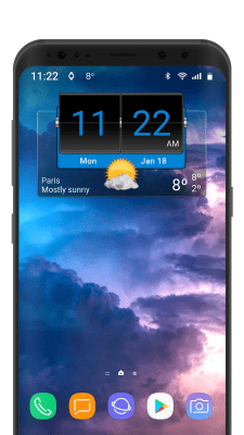 Screenshot of the application 3D Flip Clock Theme Pack 01 - #6