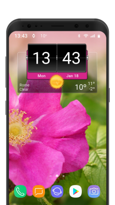 Screenshot of the application 3D Flip Clock Theme Pack 01 - #7