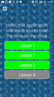 Screenshot of the application Watches for children - #1