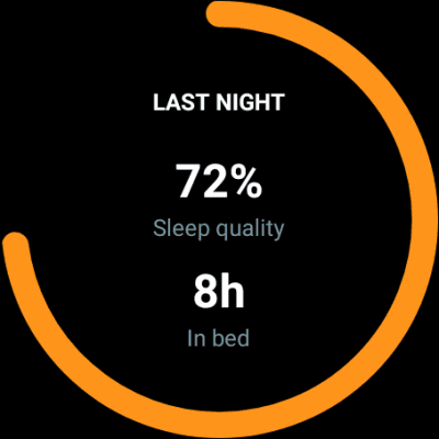 Screenshot of the application Sleep Cycle - #11
