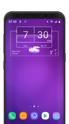 Screenshot of the application 3D Flip Clock Theme Pack 06 - #3
