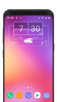 Screenshot of the application 3D Flip Clock Theme Pack 06 - #4