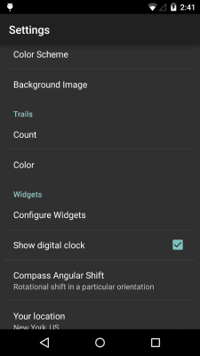 Screenshot of the application Neon Clock GL Live wallpaper - #4