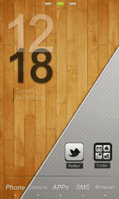 Screenshot of the application Touch Theme GO Locker - #5