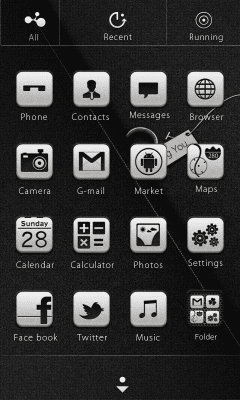 Screenshot of the application Touch Theme GO Locker - #7
