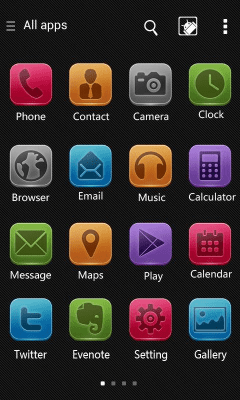 Screenshot of the application LIX GO LauncherEX Theme - #3