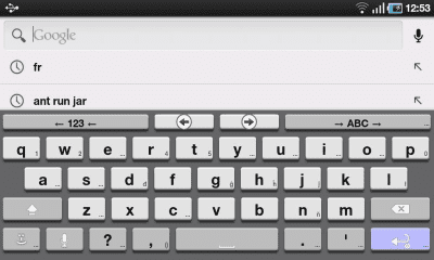 Screenshot of the application AnySoftKeyboard 3D Theme - #3