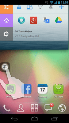 Screenshot of the application Colorbar Toucher Theme - #1