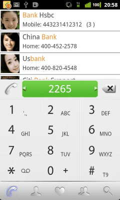 Screenshot of the application RocketDial Fresh Light Theme - #1