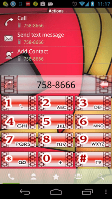 Screenshot of the application RocketDial Theme Guv - #1