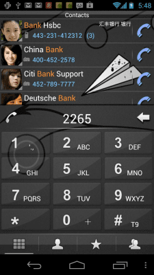 Screenshot of the application RocketDial Keo Black Theme - #1