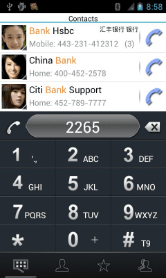 Screenshot of the application RocketDial Q Style Theme - #1