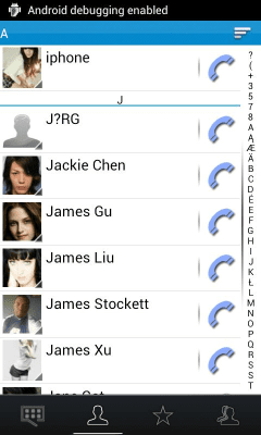 Screenshot of the application RocketDial Q Style Theme - #2