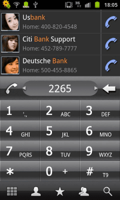 Screenshot of the application RocketDial UKR Black Theme - #1