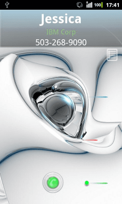 Screenshot of the application Rocket Caller ID Light Theme - #3