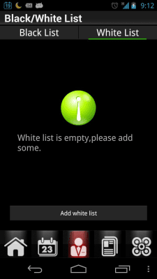 Screenshot of the application Rocket Blocker (SMS/Calls) - #3