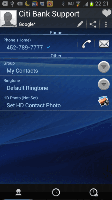 Screenshot of the application RocketDial Dialer & Contacts - #2