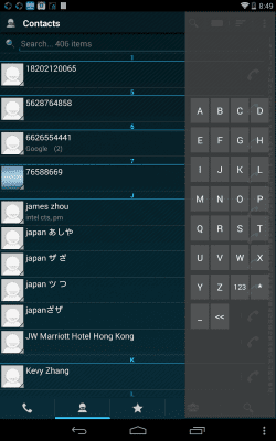 Screenshot of the application RocketDial Dialer & Contacts - #8
