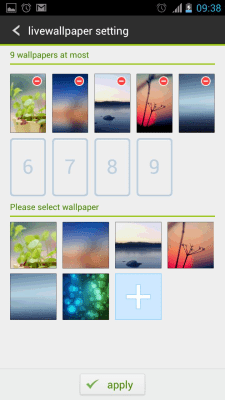 Screenshot of the application GO Multiple Wallpaper - #1