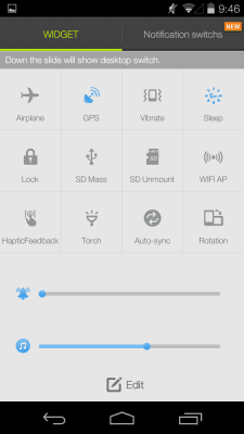 Screenshot of the application GO Switch+ - #8