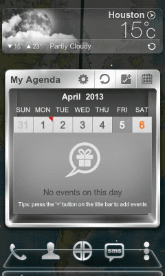 Screenshot of the application Next Calendar Widget - #2