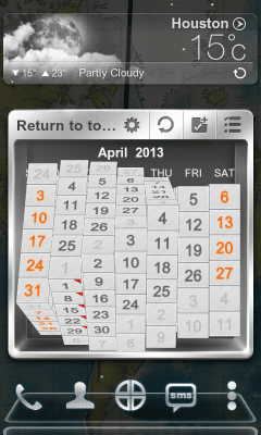 Screenshot of the application Next Calendar Widget - #3