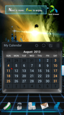 Screenshot of the application Next Calendar Widget - #4