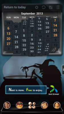 Screenshot of the application Next Calendar Widget - #5
