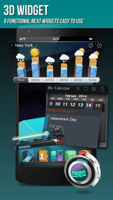 Screenshot of the application Next Launcher 3D Shell Lite - #5