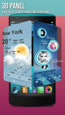 Screenshot of the application Next Launcher 3D Shell Lite - #6