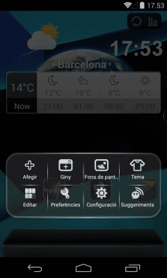 Screenshot of the application Next Launcher Catalan Langpack - #2
