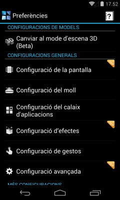 Screenshot of the application Next Launcher Catalan Langpack - #3