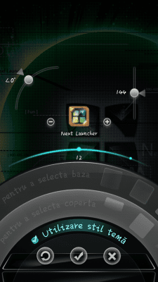 Screenshot of the application Next Launcher Romanian Language - #1