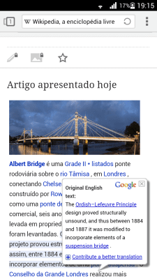 Screenshot of the application Translator for Next Browser - #4