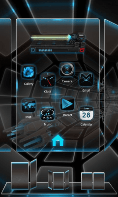 Screenshot of the application Time Battle Next 3D Theme LWP - #8