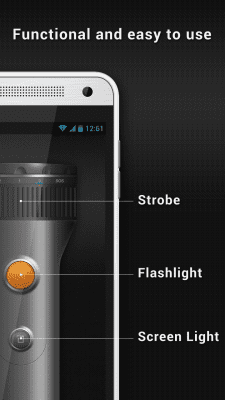 Screenshot of the application Flashlight by Gomo Limited - #1