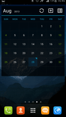 Screenshot of the application GO Calendar+ - #5