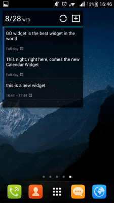 Screenshot of the application GO Calendar+ - #6