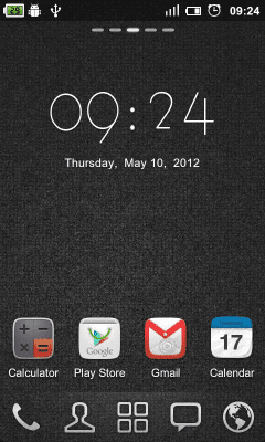 Screenshot of the application GO Clock Widget - #3