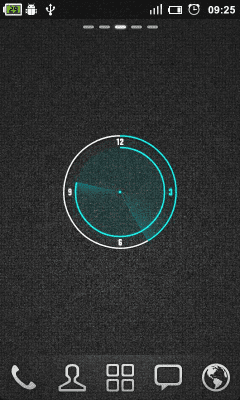 Screenshot of the application GO Clock Widget - #4