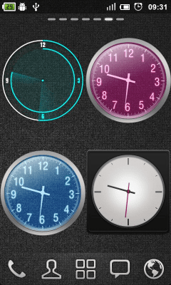 Screenshot of the application GO Clock Widget - #7