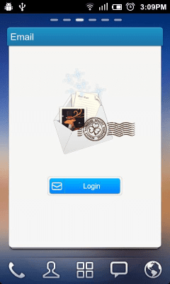 Screenshot of the application GO Email Widget - #6