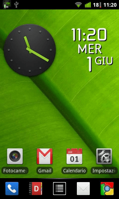 Screenshot of the application ADW theme | Faenza - #6