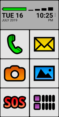 Screenshot of the application BIG Launcher Senior Phone DEMO - #1