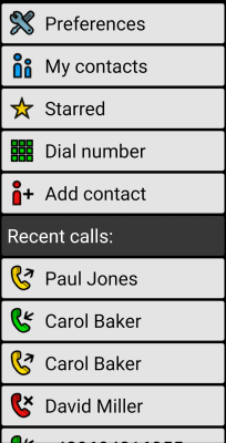 Screenshot of the application BIG Launcher Senior Phone DEMO - #2