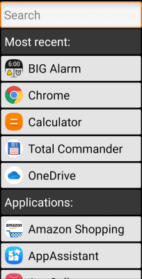 Screenshot of the application BIG Launcher Senior Phone DEMO - #3